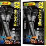 Andowl Μικρόφωνα Karaoke Ασύρματα Q-MIC635 Μαύρο