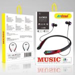 Andowl Q-EF19 In-ear Bluetooth Handsfree Ακουστικά Μαύρα - Image 4